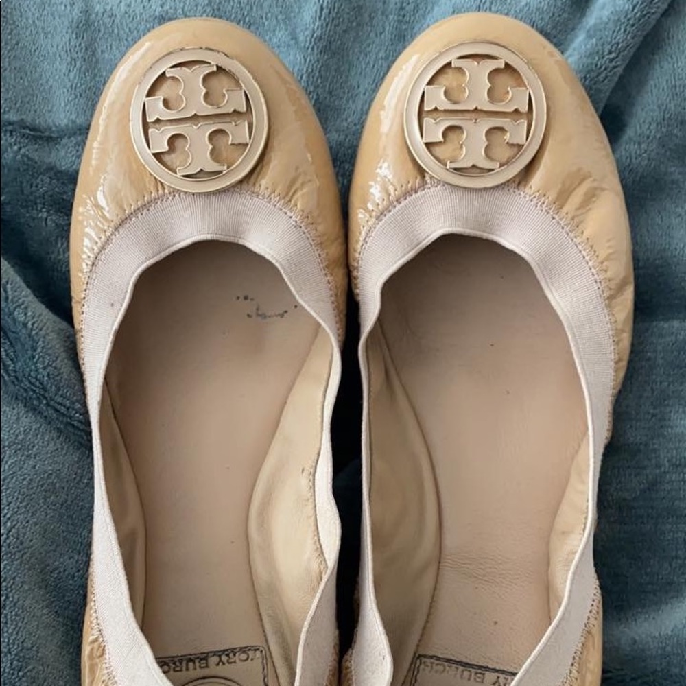 Nude Tory Burch Ballet Flats